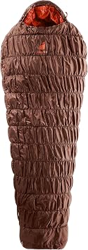 Deuter Exosphere-6 Down Sleeping Bag, Mens Camping Gear, Umbra-Paprika, One Size
