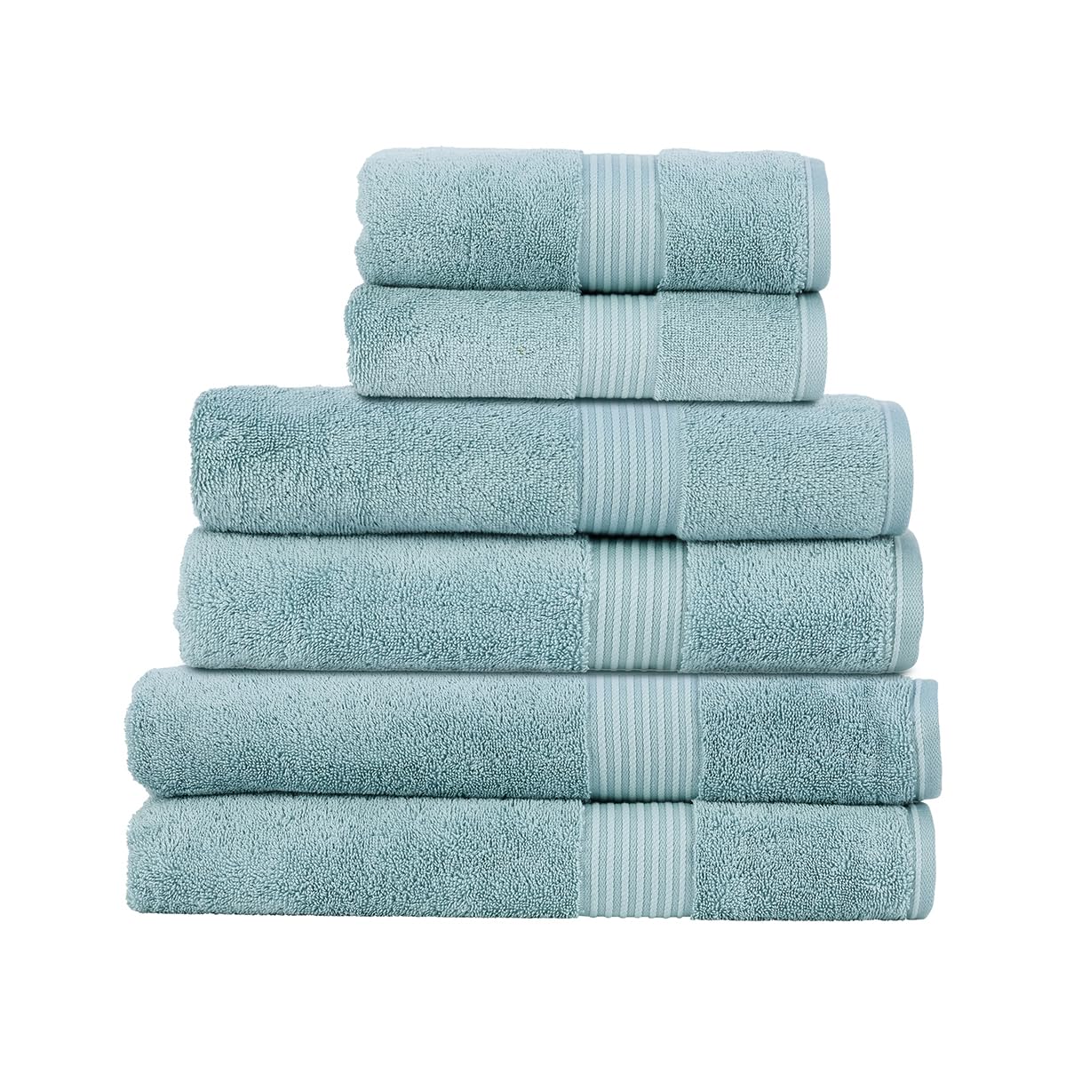 Christy Supreme Hygro 2 Hand Towels Set | Blush Pink | 100% Luxury Supima Cotton | Ultra Soft | Super Absorbent | 650GSM | Plush and Long Lasting — view 52