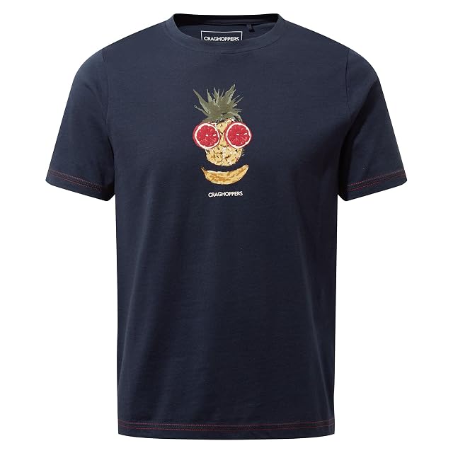 Craghoppers Gibbon SS T-Shirt Unisex-Dorosły, Blunvy Fface, 44020