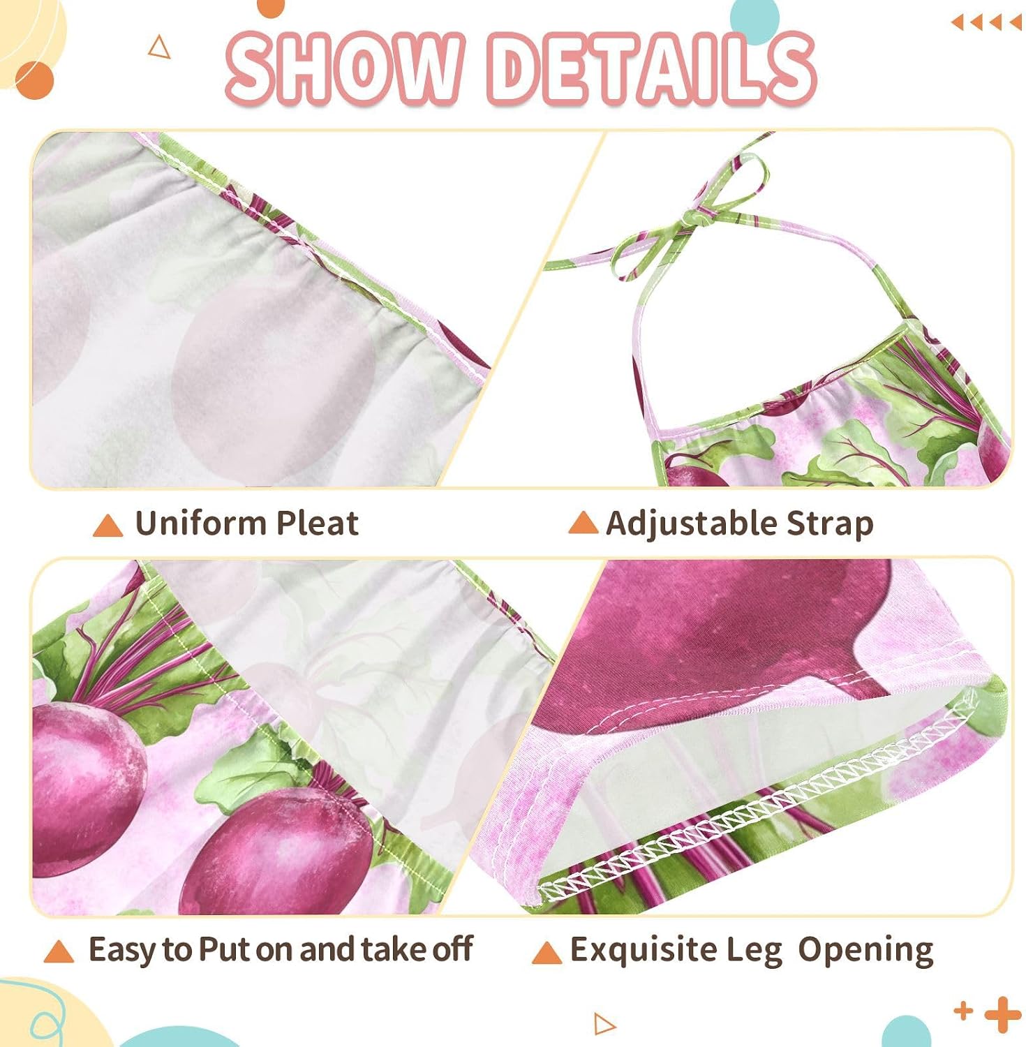 Beetroots Toddler Girl Clothes Sleeveless Romper Jumpsuit for Girls Summer One Piece Romper Pants Size 1-6T