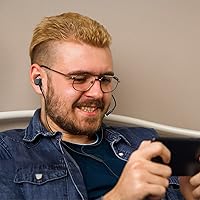 Vista 6 de Auriculares intrauditivos con cable USB C, estéreo de alta fidelidad con micrófono, micrófono con cancelación de ruido, control de volumen