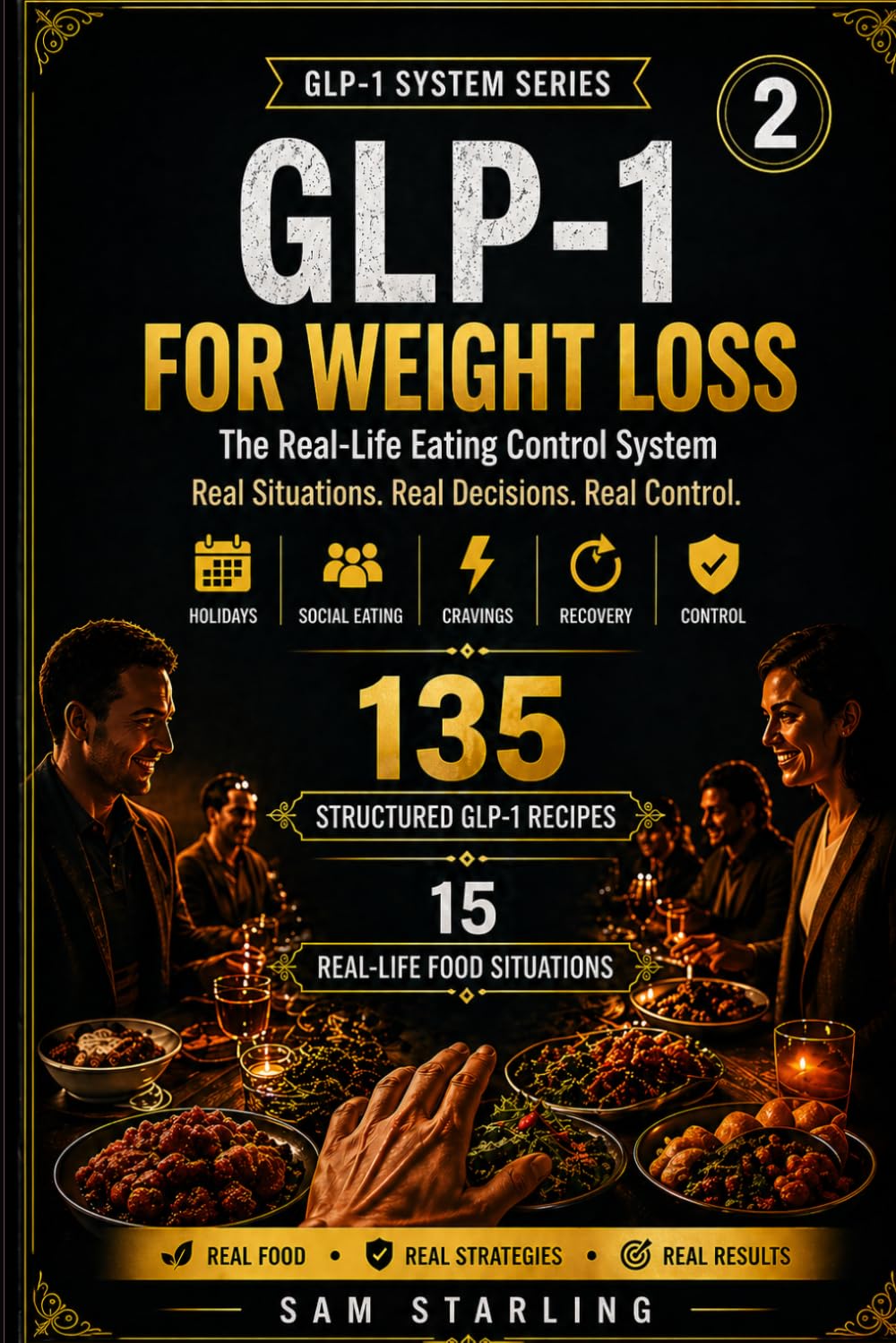 GLP-1 FOR WEIGHT LOSS: The Real-Life Eating Control System: How to Handle Holidays, Social Eating, Cravings, and Overeating Without Losing Progress, Energy, or Discipline