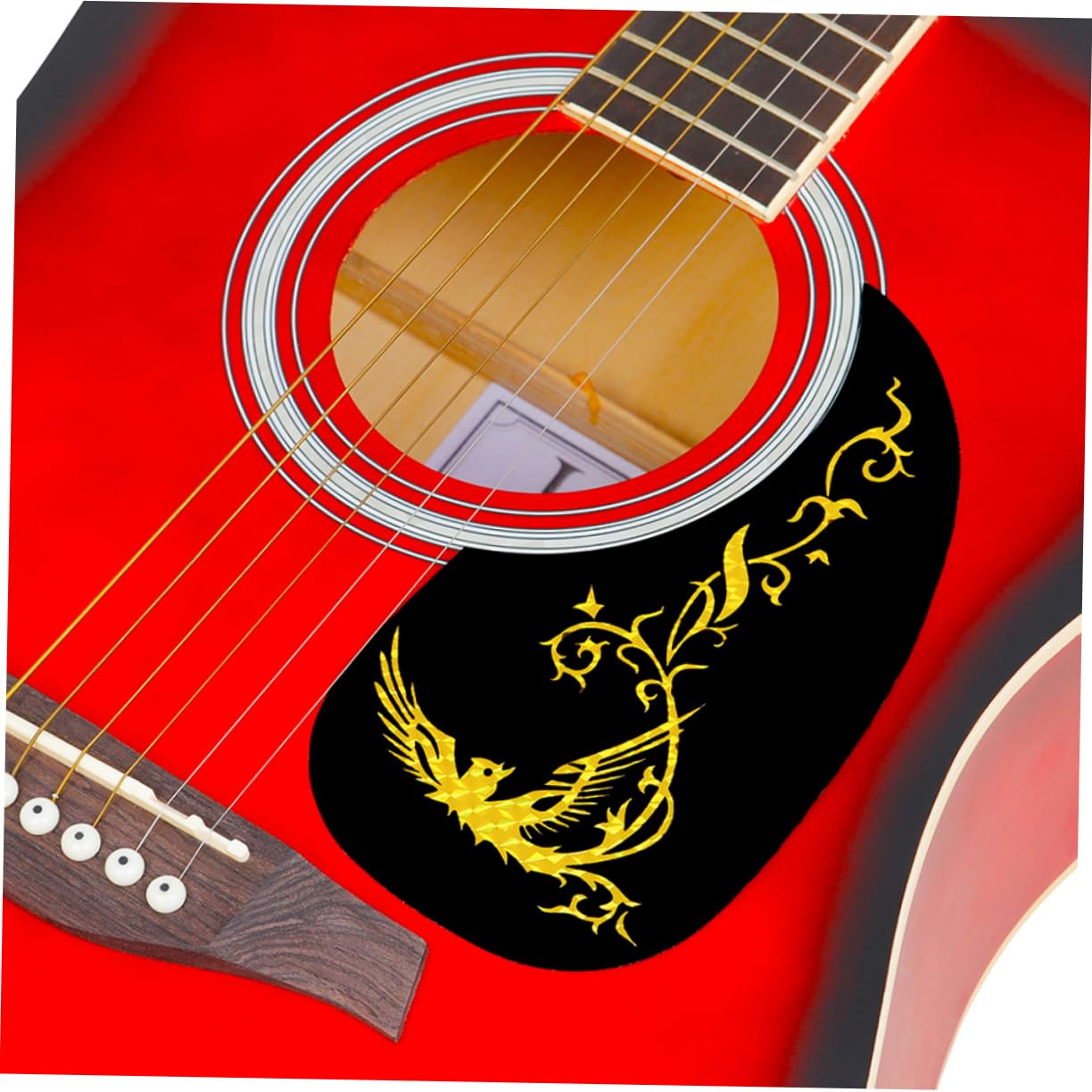 Holibanna 10Pcs Water Drop Shaped Acoustic Guitar Scratch Guard Plate for Guitars Beautiful Accessory for Guitar Lovers and Musicians