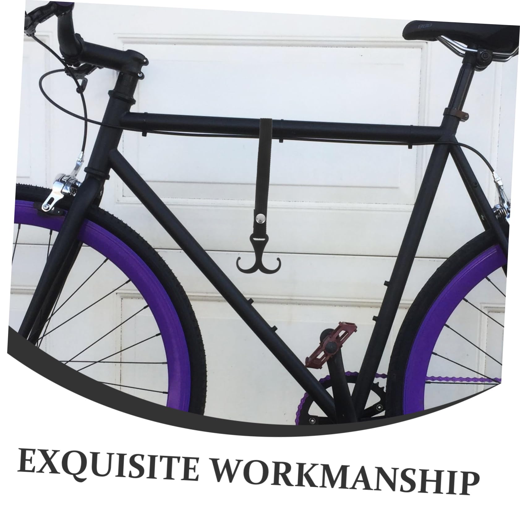 SOESFOUFU 2 Pcs Stroller Hooks No Hole Punching for Carrying Shopping Bags Purse Diaper Bag Easy Install Universal