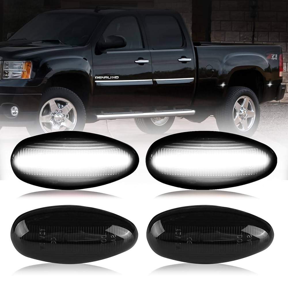 トワイライト∑ 4枚 Amazon.com: D-Lumina LED Side Marker Lights Assembly Smoked