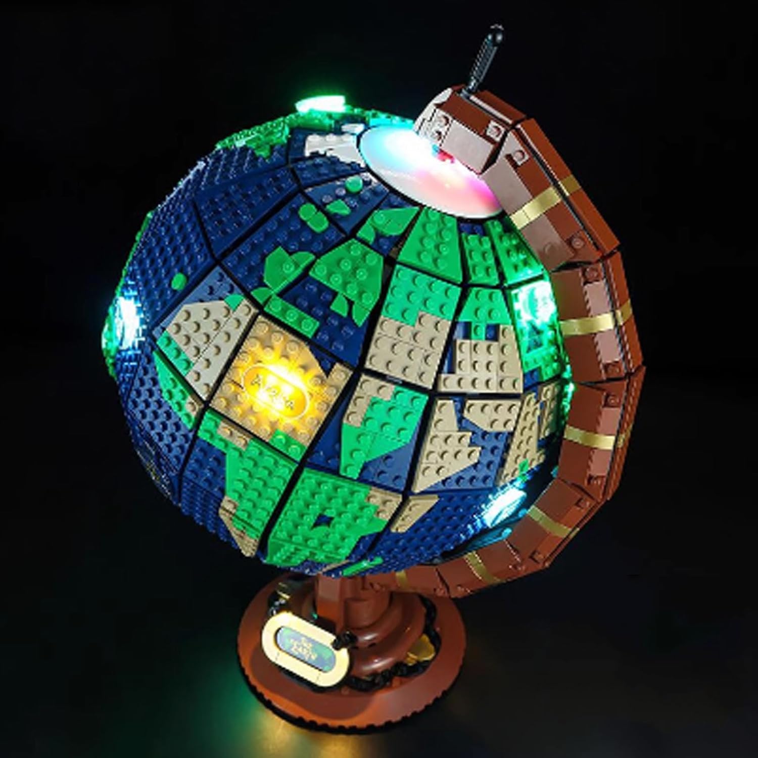 LED Lighting Kit Compatible with Lego 21332 Globe Series LED Light Set (Model Kit Not Included - Lighting Components Only) (Remote Control Version)