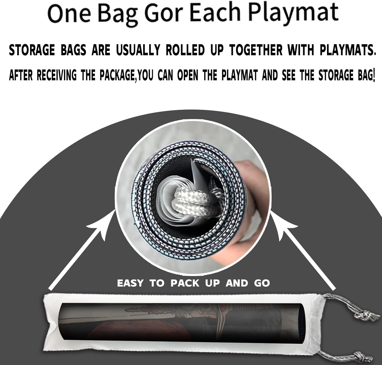 Playmat Board Game MTG Duel Playmat Trading Card 24 x 14in Stitching Edges Compatible for TCG CCG RPG OCG with Card Zones + Including Storage Bags (Cat Swordsman,No Zone)
