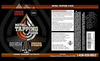Premium Metal Tapping Fluid, Cutting Oil - 64 FL. OZ. for Drilling, Threading and Cutting, Dark Formula, Industrial Strength, Made in The USA