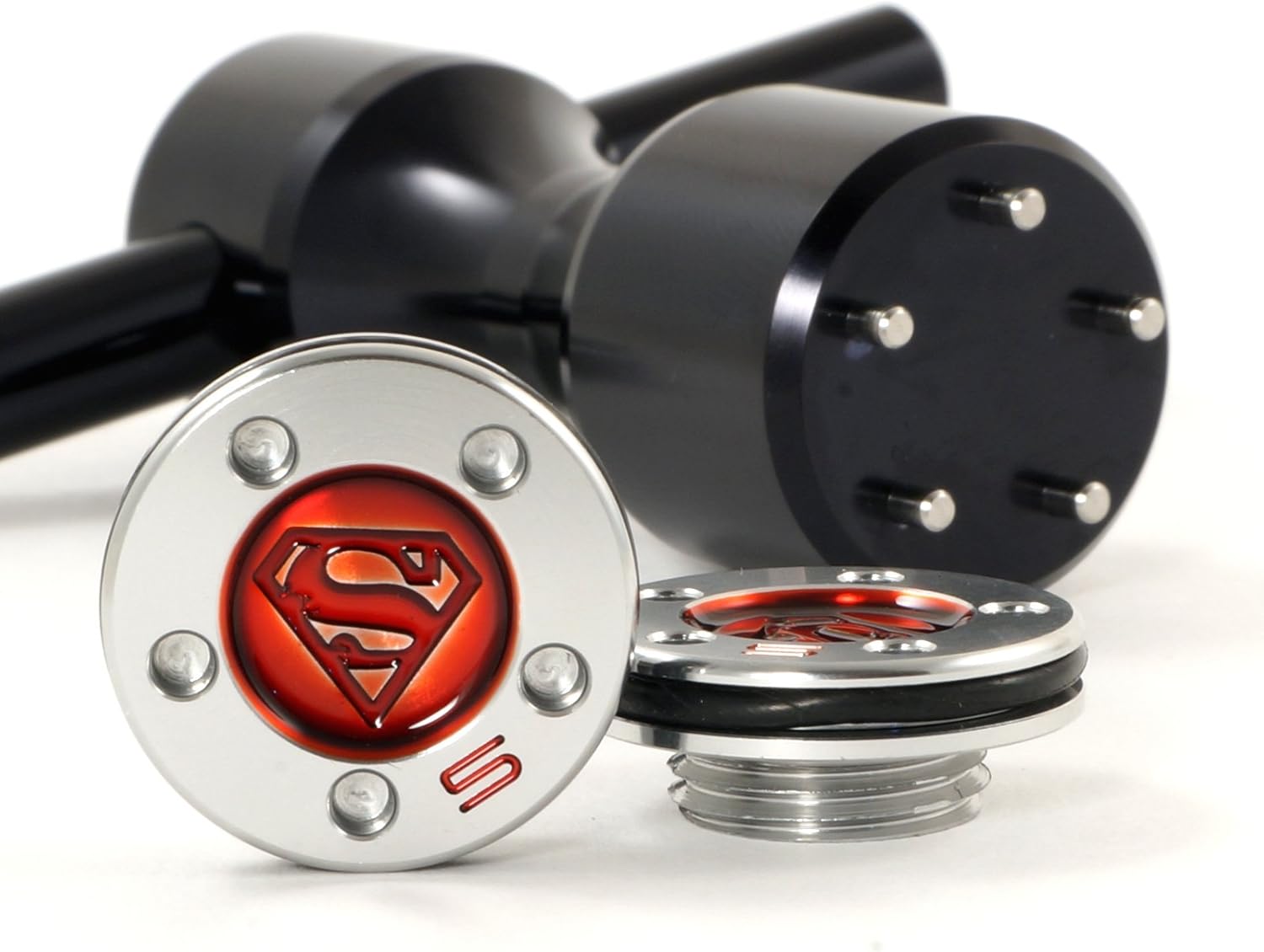 19th Hole Custom Shop 2 of 5g Red Weights with Wrench Tool for Scotty Cameron Fastback, Squareback and Roundback Putters, Superman
