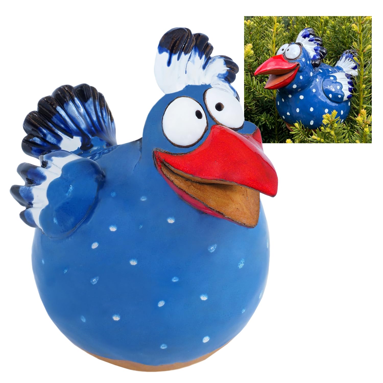 Amazon.com : Midene Ceramic Garden Decor - Bird Lawn Stake