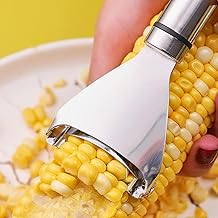 Magic Corn Peeler, Stainless Steel Corn Cutter, Convenient Efficient Thresher Corn Cob Stripper for Kitchen