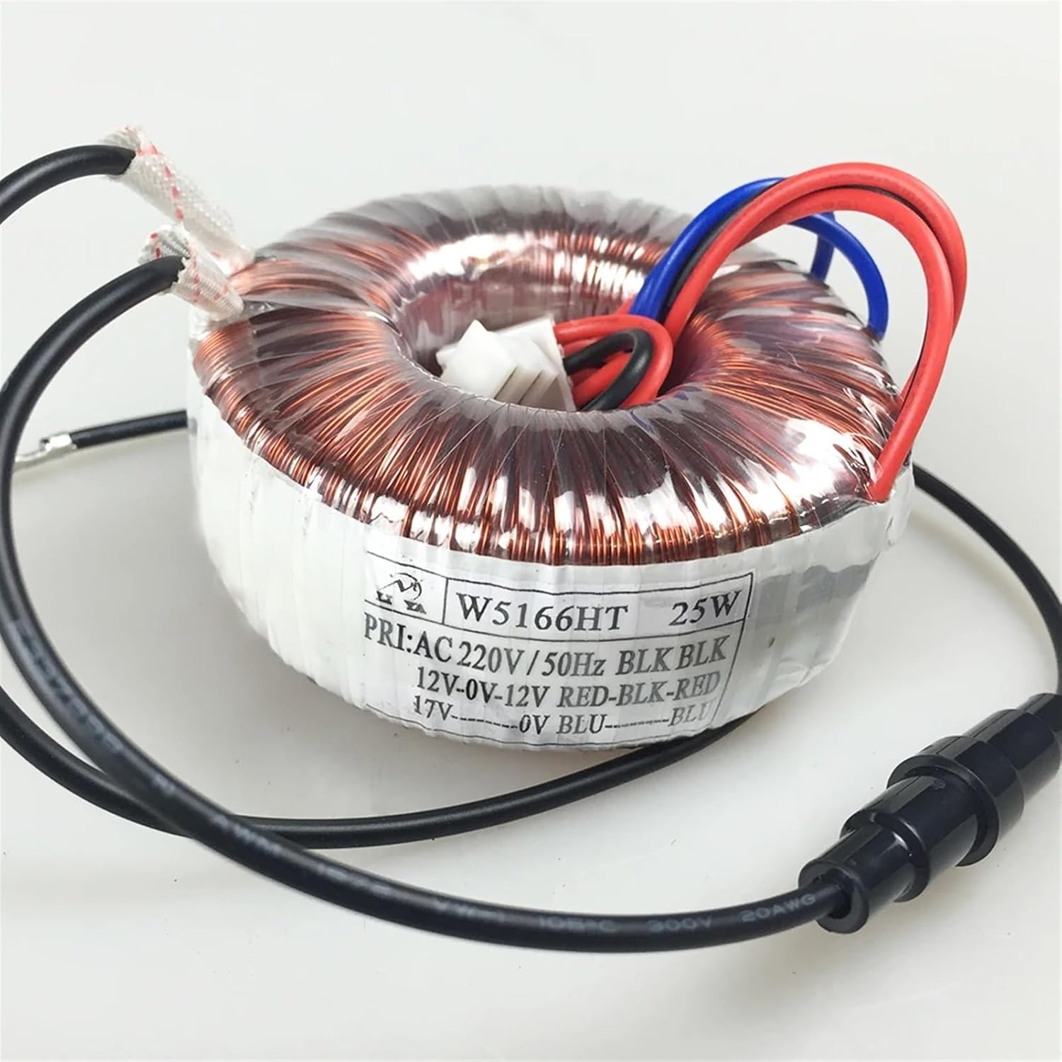 25W toroidal Power Amplifier Power 220V Dual 12V17V Pure Copper Foot Power Front Stage Power Supply(Transformer)