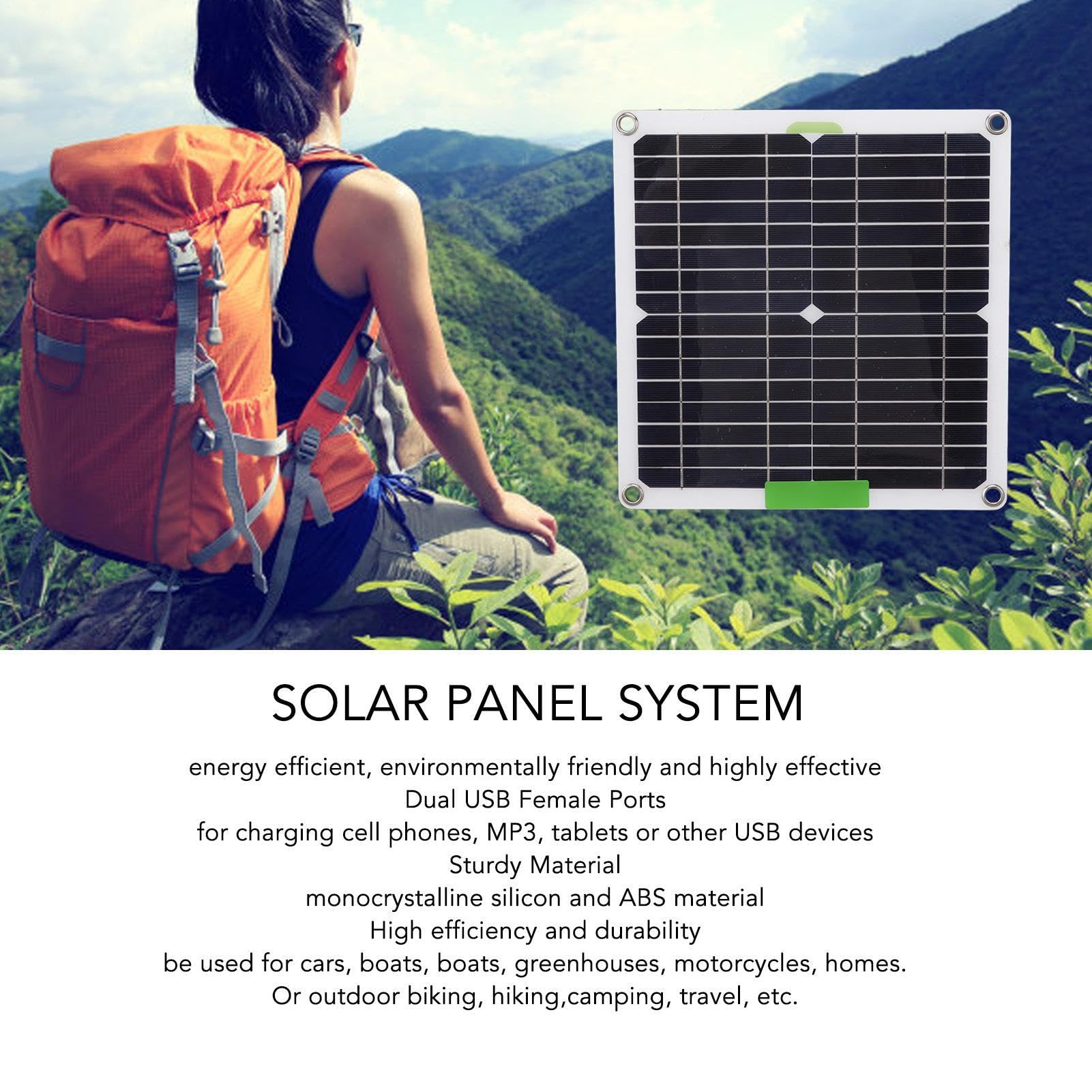 Solar Kit, 11.22 Inches Solar Power System, Complete Solar Panel Kit