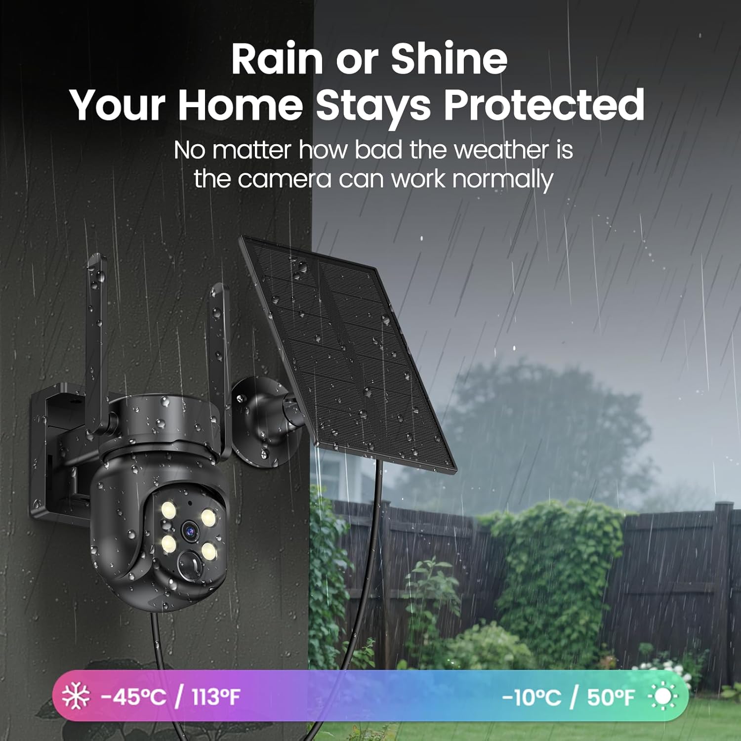 Security Cameras Wireless Outdoor: 2K WiFi 6 4MP Home Surveillance 360° Color Night Vision AI Motion Detection 5200 mAh Battery IP65 Weatherproof Cloud/SD Storage - Image 8