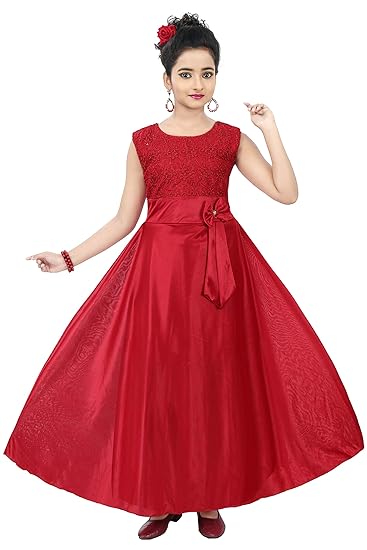 Chandrika Kids Festive Gown Dress for Girls