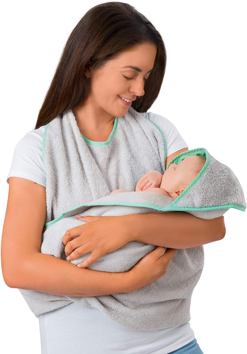 Clevamama Baby Bath Towel - Cream