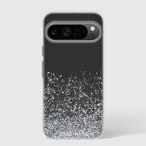 Case-Mate Google Pixel 9 Pro XL Case [6.8”,2024] [12ft Drop Protection] [Wireless Charging] Twinkle Ombre Disco Phone Case for Google Pixel 9 Pro XL - Bling Glitter Cover - Shockproof, Anti Scratch - 5