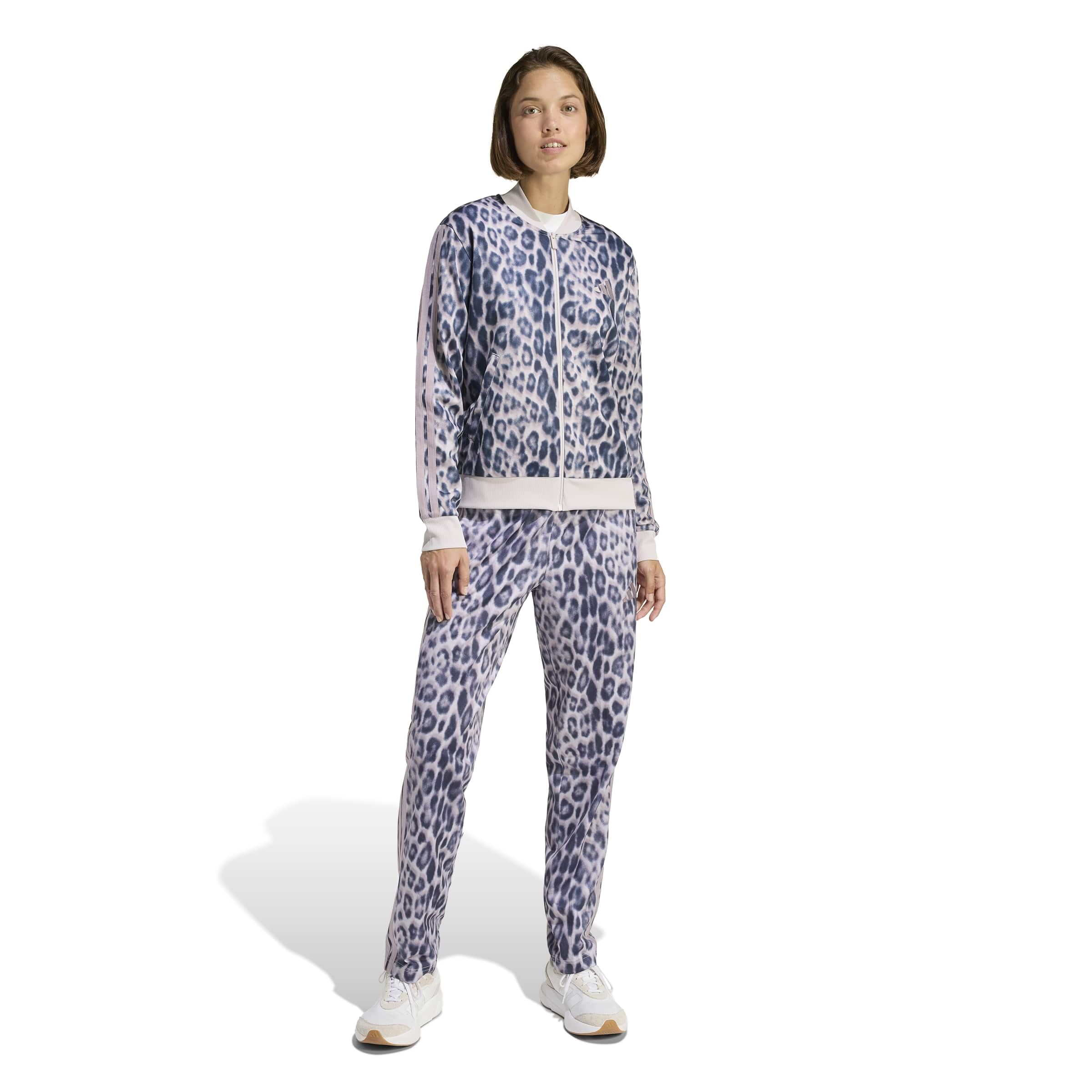 adidas Essentials 3-stripes Tracksuit Animal Aop Chándal Mujer (Pack de 1)