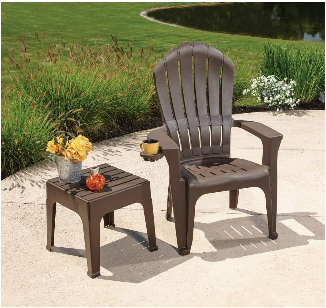 Adams MFG Patio FURN 8090-60-3731 Big Easy Brown Stack Table