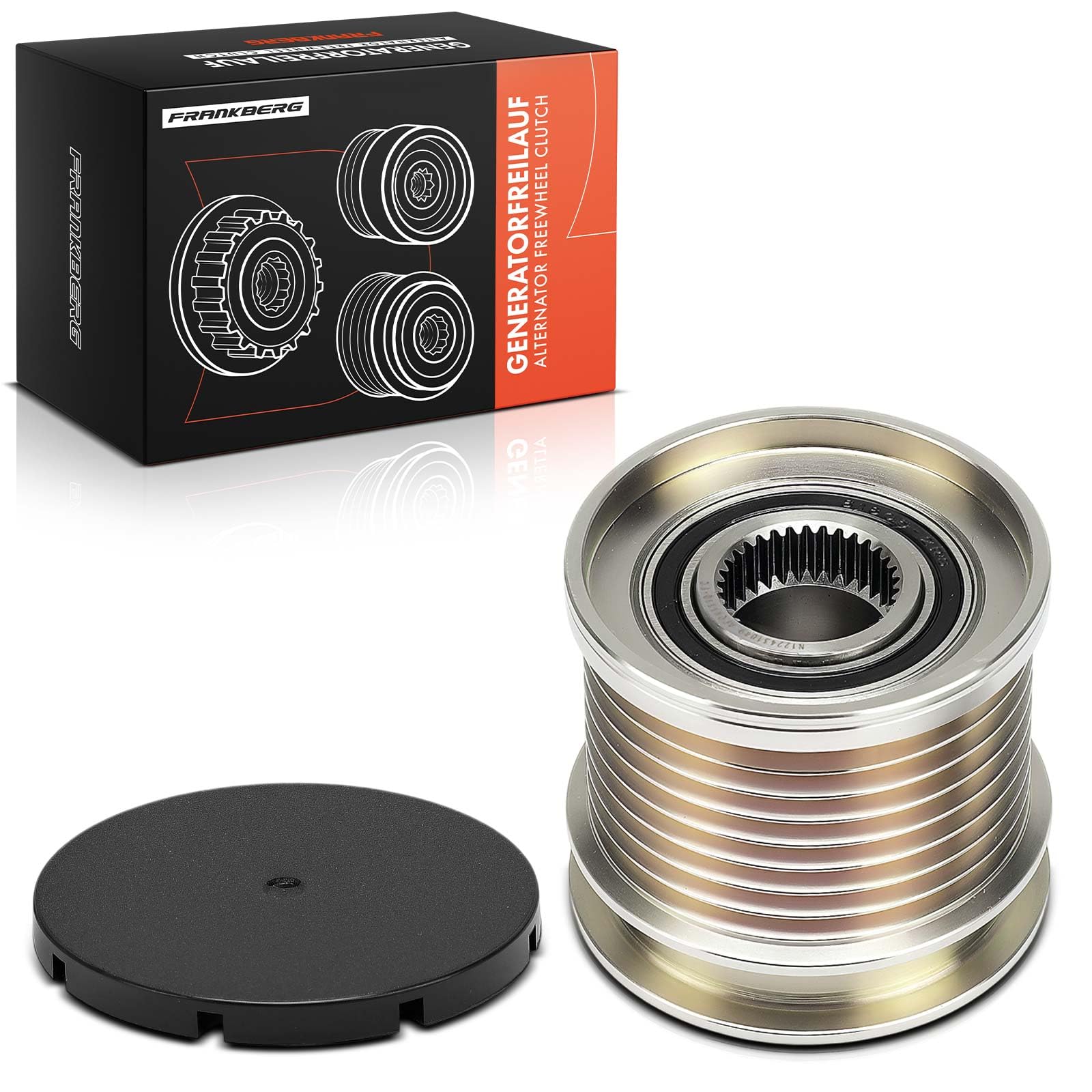 Frankberg Alternatore a ruota libera per generatore diesel 6421500760 | Compatibile con: Classe G Cabriolet W463, Classe GL X164, Pianale/telaio Classe G W461, Classe R V251 W251, Classe M W164