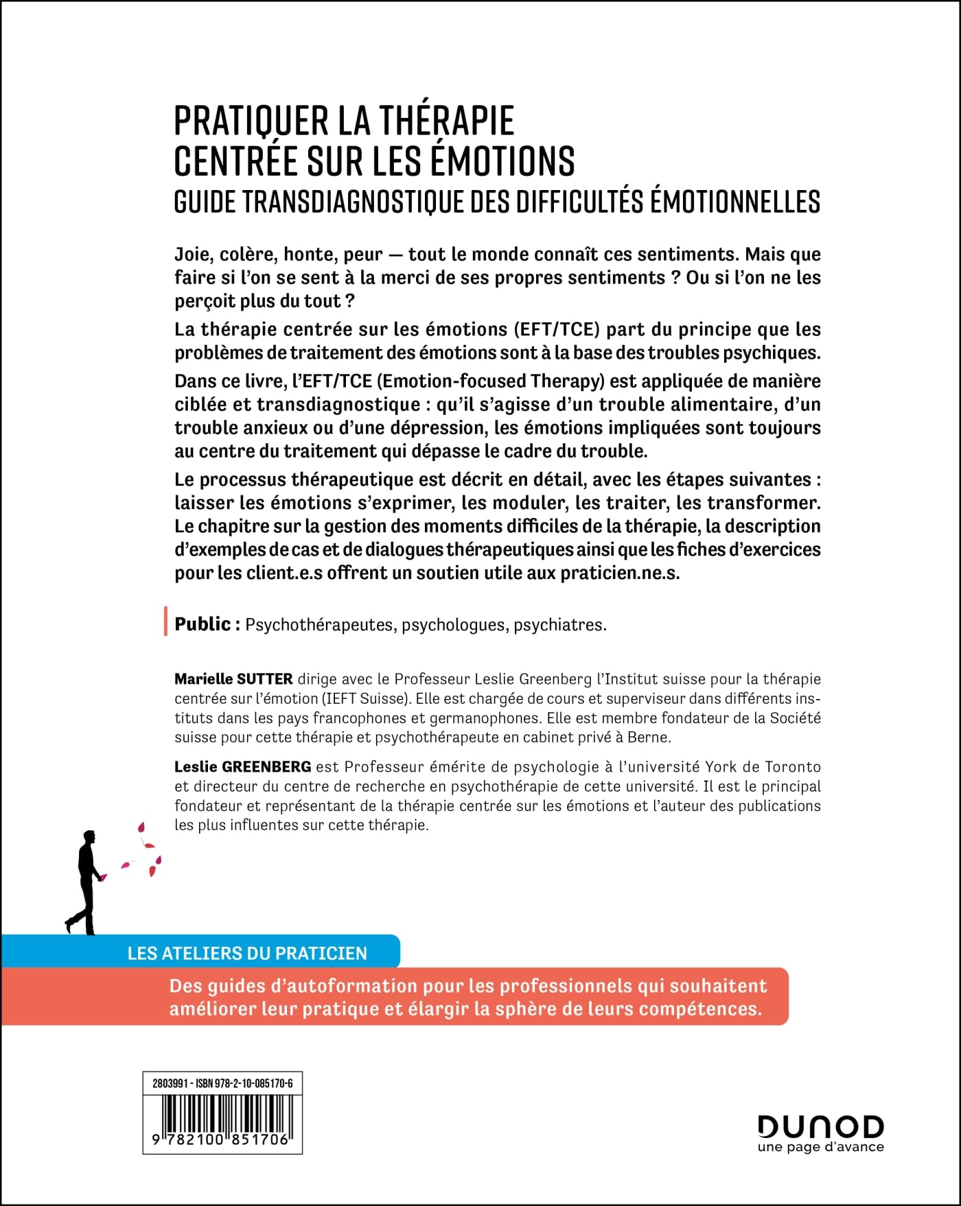 Pratiquer la thérapie centrée sur les émotions (TCE/EFT : Emotion-focused Therapy): Guide transdiagnostique des difficultés émotionnelles