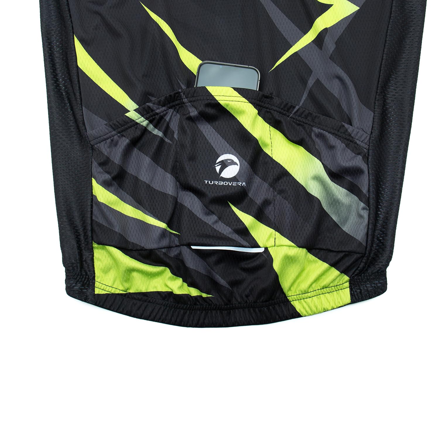 Conjunto de Maillot de Ciclismo, Maillot de Ciclismo Transpirable y Pantalón Corto de Ciclismo con Almohadilla de Gel, de Secado Rápido