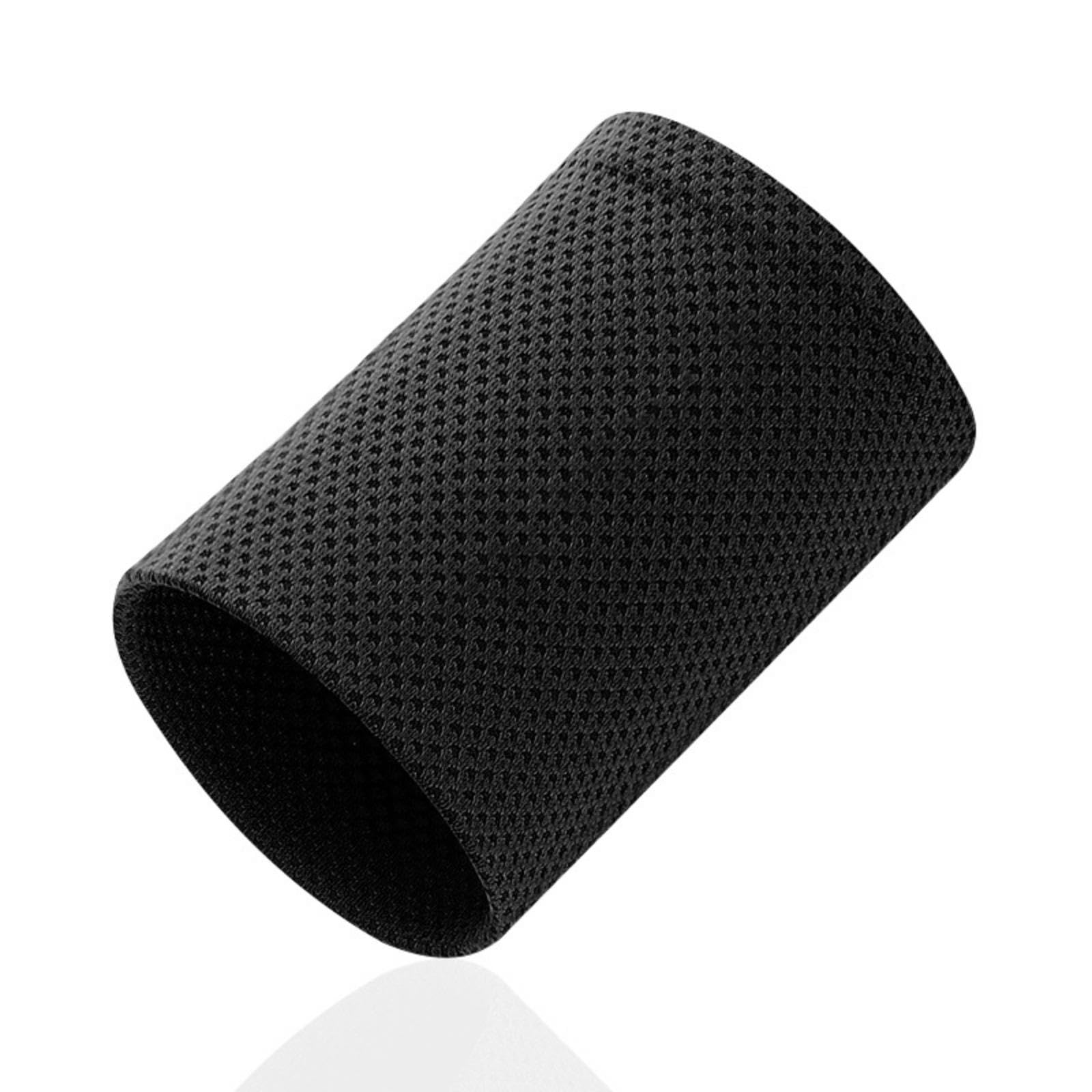 Wrist Sleeve Breathable Sports Wristband Elastic Wrist Cuff for Athletes, Runners, Workouts, Gym, Running Black S-image-43