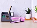 Bostitch Office Ascend 3 in 1 Stapler, 20 Sheet Capacity, Integrated Remover & Staple Storage, 420 Staples Included, Lightweight, Metallic Purple – view 2