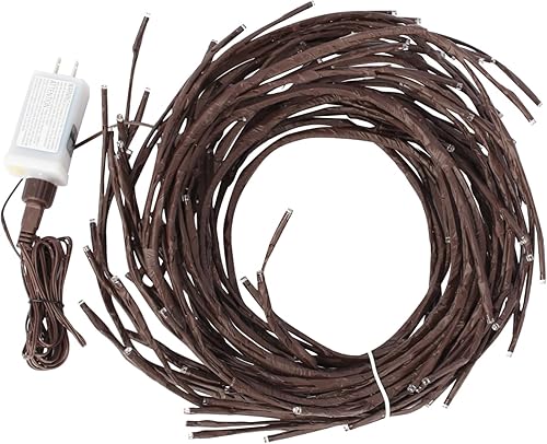 Miniatura 3 de Vid artificial para decoración de interiores, oficina en casa, sala de estar, plantas falsas, luces de vid de sauce, 160 luces LED para decoración