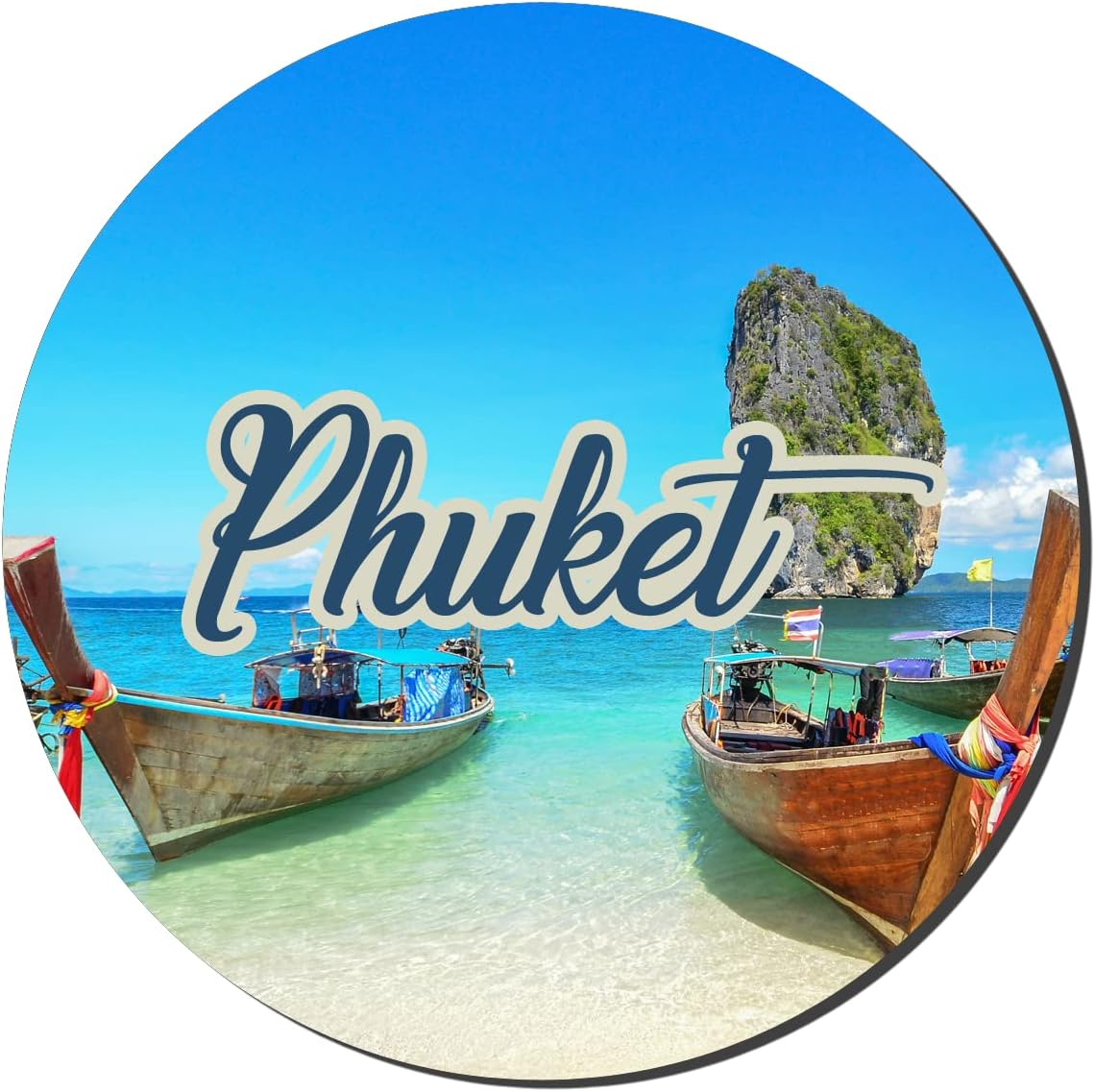 Prints and Cuts Phuket Nature Decorative Large Fridge Magnet