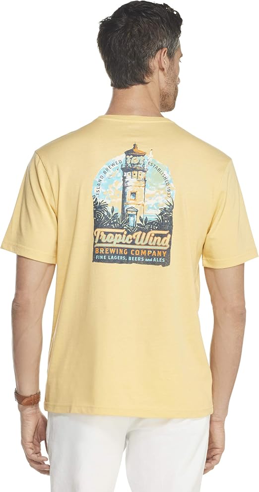 IZOD Men's Short Sleeve Graphic T-Shirt 