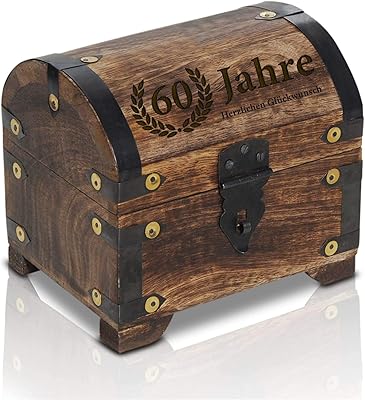 Brynnberg Boite De Rangement Coffre Au Tresor Cadenas 28x17x16cm Amazon Fr Cuisine Maison