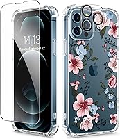 Vista 147 de GVIEWIN - Funda para iPhone 11 con protector de pantalla + protector de lente de cámara, cubierta protectora transparente suave de poliuretano