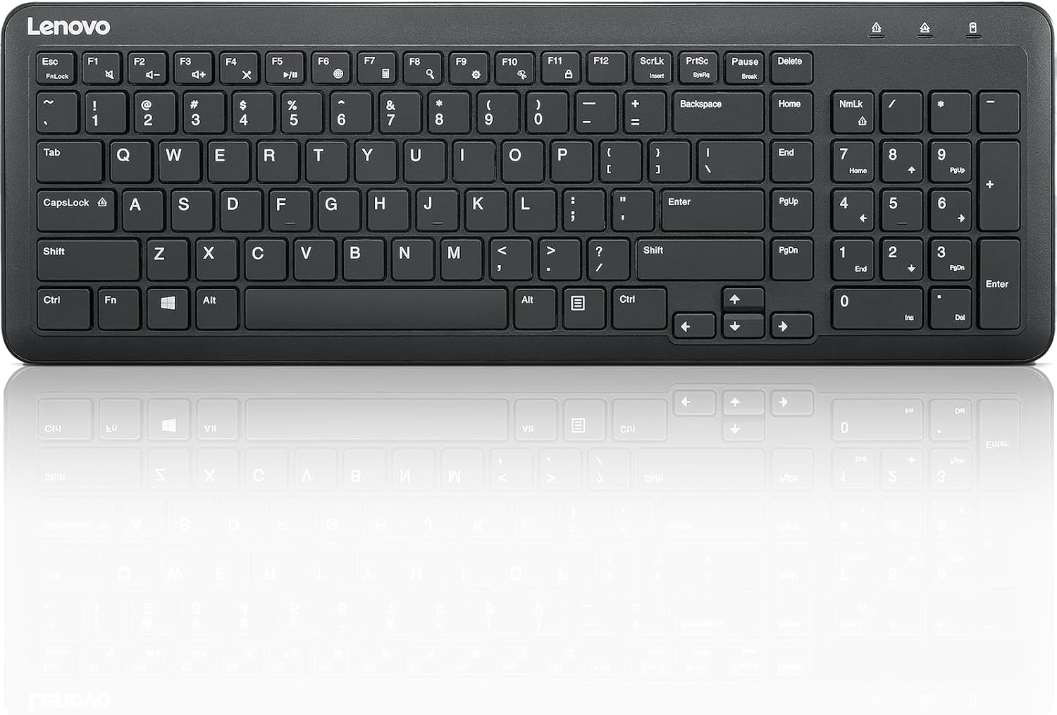 Lenovo 300 Wireless Keyboard, Black
