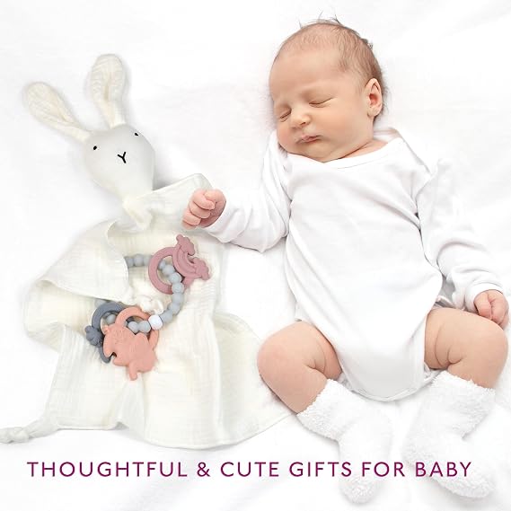 Jasmyn & Greene New Mom Gift Basket - 9 Luxury Baby Shower Gifts for Expecting Mommy To Be. Pregnant Moms Postpartum Kit Care Package. Newborn Baby Girl Gift Set with Pregnancy Spa Gifts for Women.