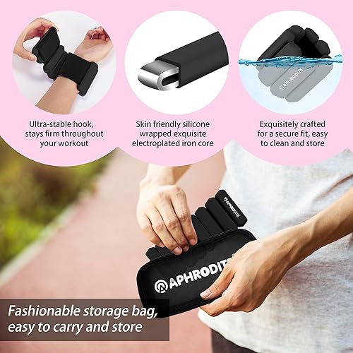 Miniatura 2 de Juego de 2 pesas de tobillo para mujeres y hombres, pesas ajustables para muñeca, brazo, piernas, entrenamiento en casa, gimnasio, pilates, yoga,