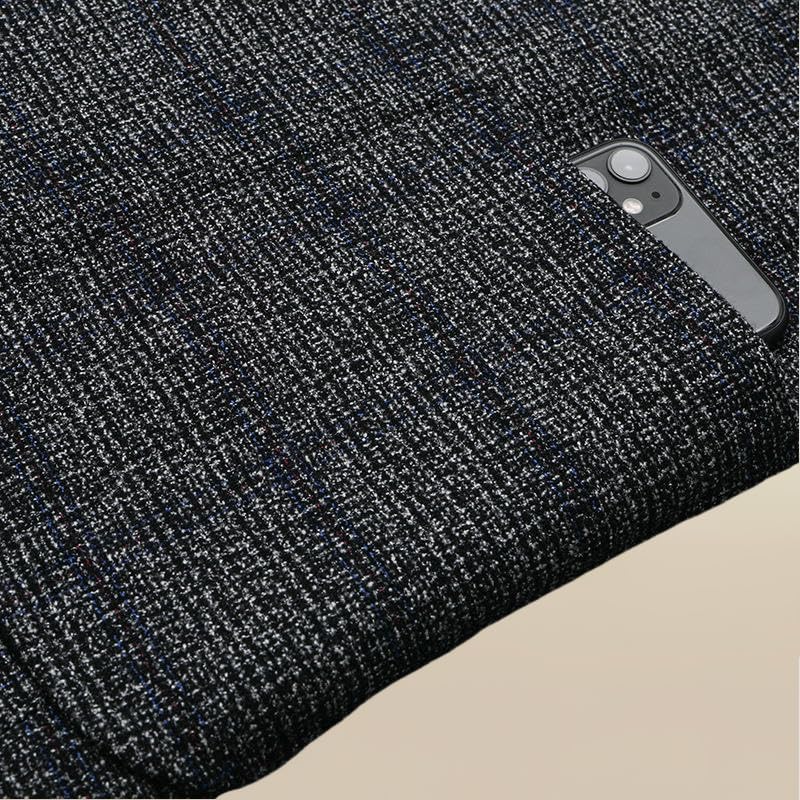 Men's Spring Casual Slim Fit Business Plaid Blazer Jacket