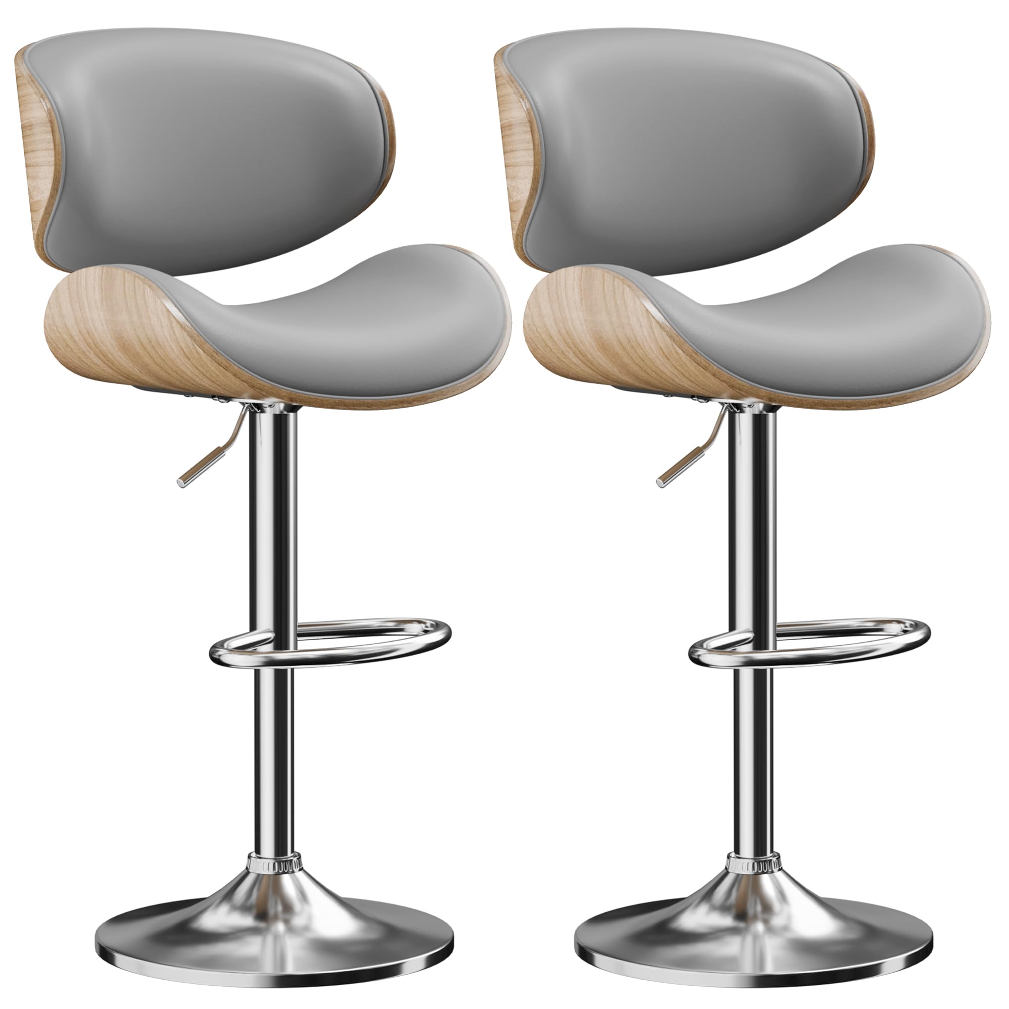 switchさま専用　WOW STOOL 2脚セット Amazon.com: Aowos Bar Stools Set of 2, Adjustable Swivel