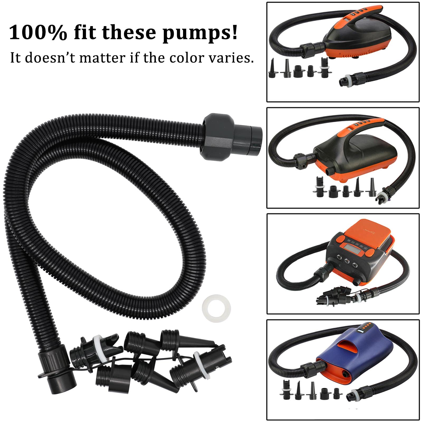 1 * Tuyau De Pompe à Air 5 * Connecteurs Planche à Pagaie De Kayak