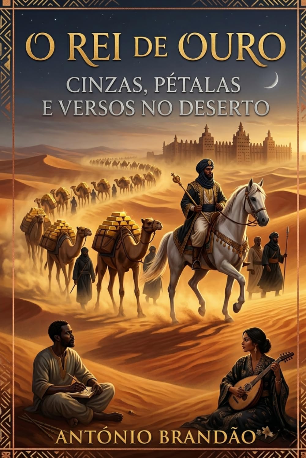 O REI DE OURO: Cinzas, Pétalas e Versos no Deserto (Romances Histórico - Mundo)