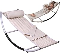 Timberoo Sway N Snuggle Kids Rocking Hammock Chair - Adjustable Pillow & Blanket for Toddler Sensory Comfort Ages 2-10