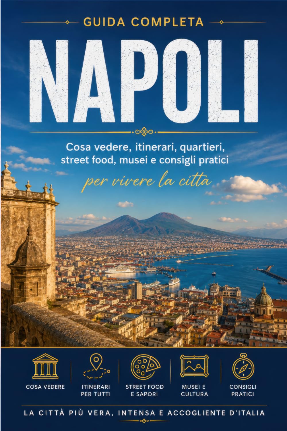 Napoli: Guida Completa: Cosa vedere, itinerari, quartieri, street food, musei e consigli pratici per vivere la città