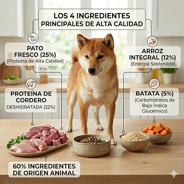 Foto 3 de 5 de Era Millennium Adulto Para Razas Medianas y Grandes, Pato y Cordero 2Kg
