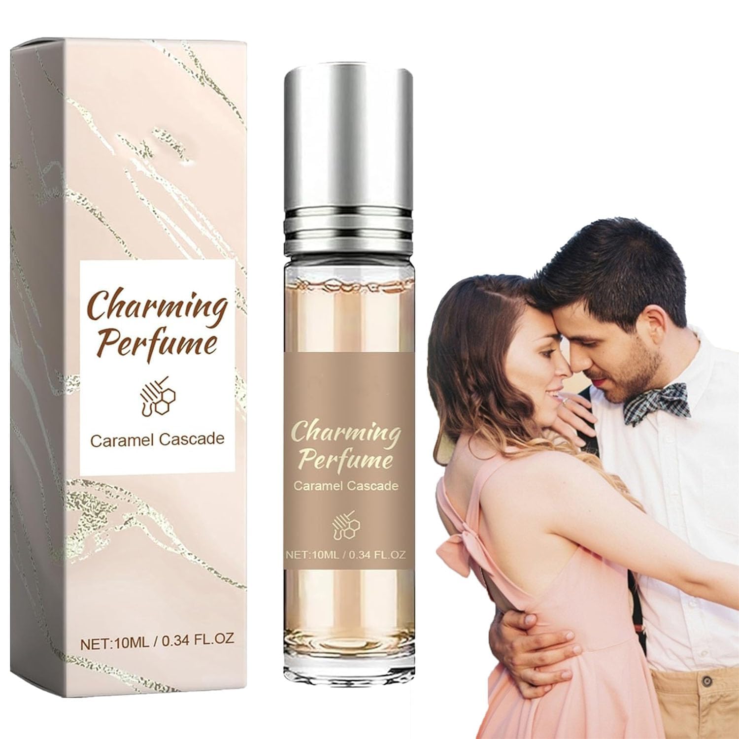 Taskeen Caramel Cascade Perfume Edp,10ml Caramel Eau De Toilette,Ladies Pheromone Eau De Toilette, (1pcs)