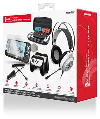 dreamGEAR Gamers Kit for Nintendo Switch OLED Switch Bundles