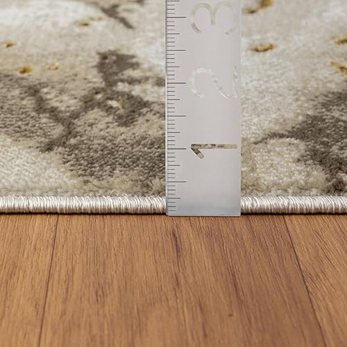 Miniatura 2 de LUXE WEAVERS Alfombra abstracta de mármol beige 2x7