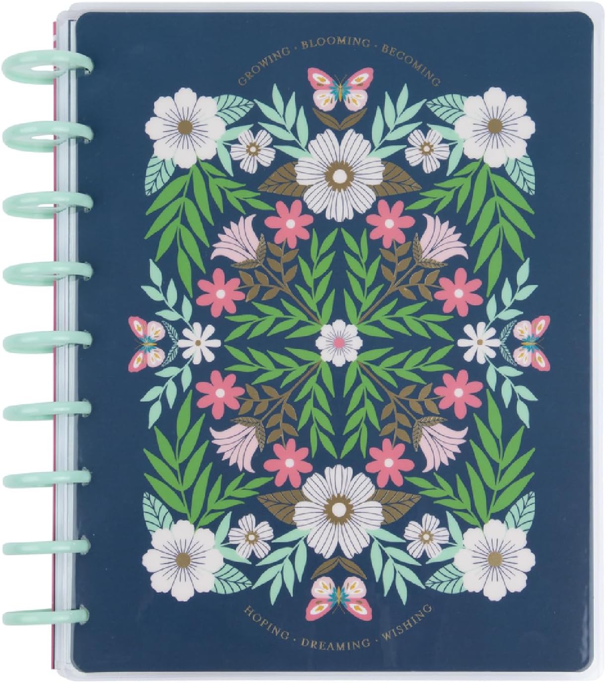 Happy Planner 12-Month Undated Disc-Bound Planner for New or Expecting Parents, Classic Size, Pregnancy Layout, Baby on the Way Theme