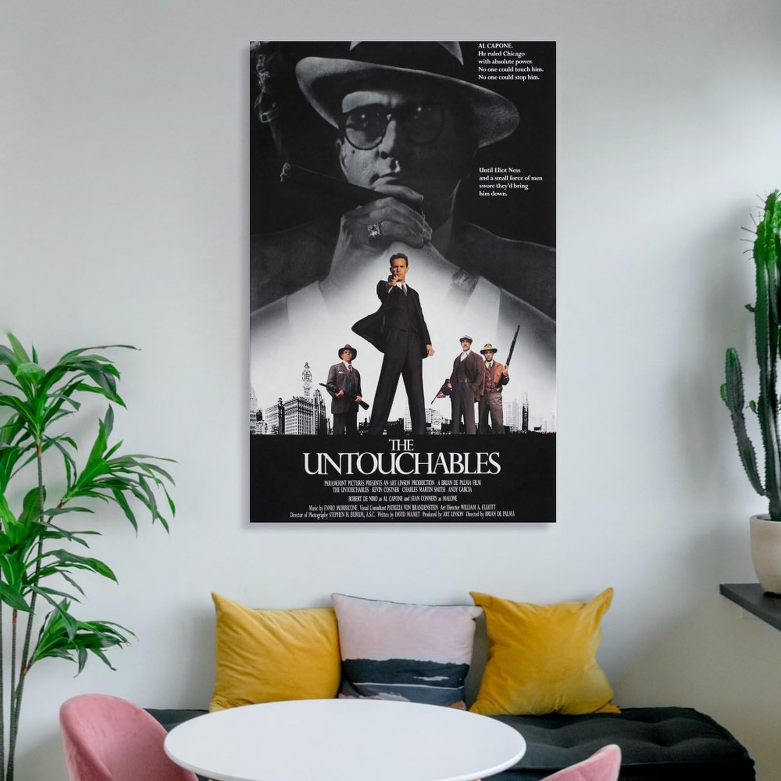 アンタッチャブル 35mmフィルム+ミニポスターマット加工額装 ★ケビンコスナー アンタッチャブル 35mmフィルム+ミニポスターマット加工額装