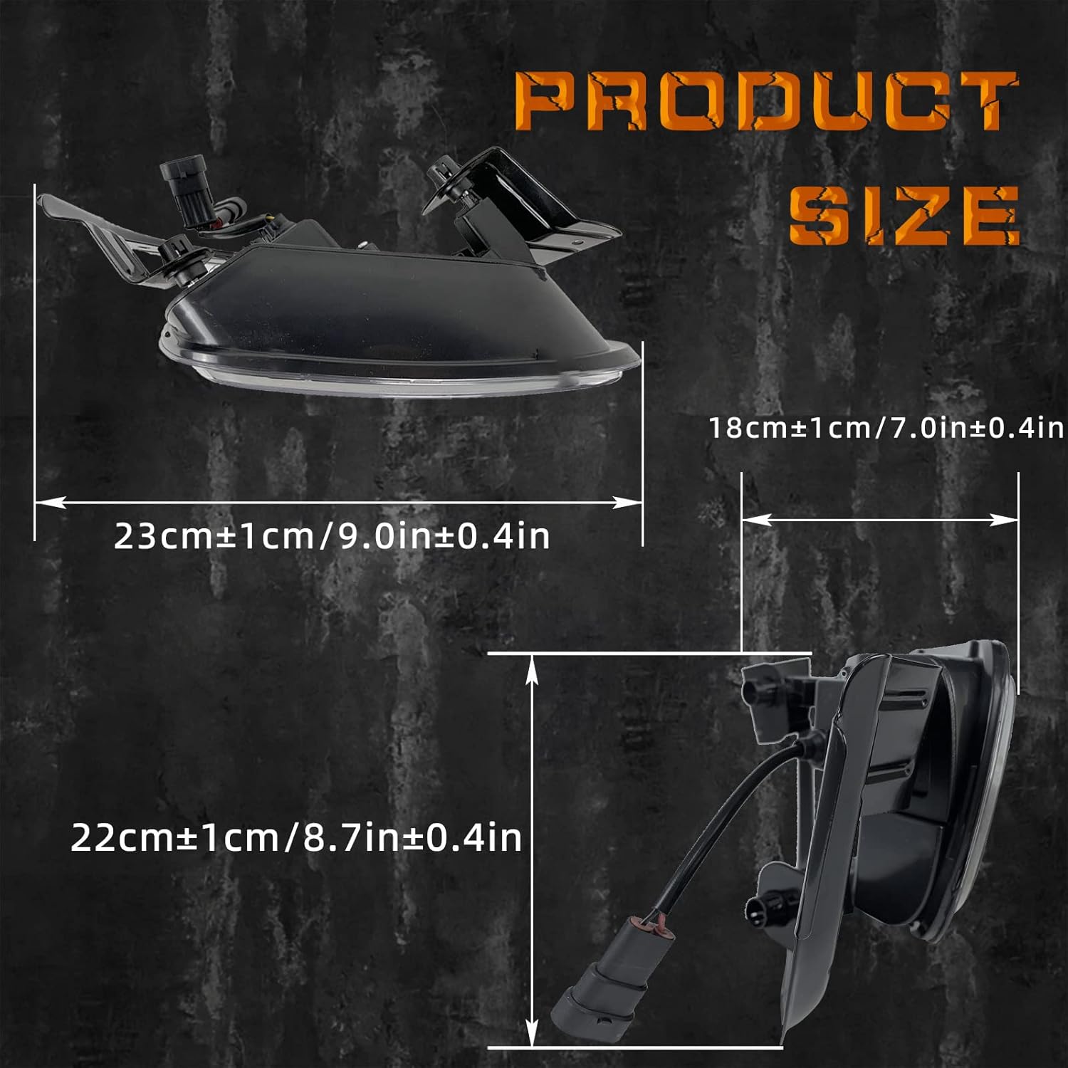 LED Fog Lights Compatible with 2009-2014 Dodge Ram 1500 2500 3500, 1 Pair Front Bumper Driving Fog Lamps Assemblies with DRL (LED with DRL)