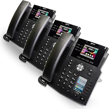 XBLUE Cloud Phone System Bundle with 3 IP Phones & 6 Months of XBLUE Cloud VoIP Telephone Service w/Auto Attendant, Voicemail to Email, Cell Phone & Remote Extensions, Call Queuing, Call Record